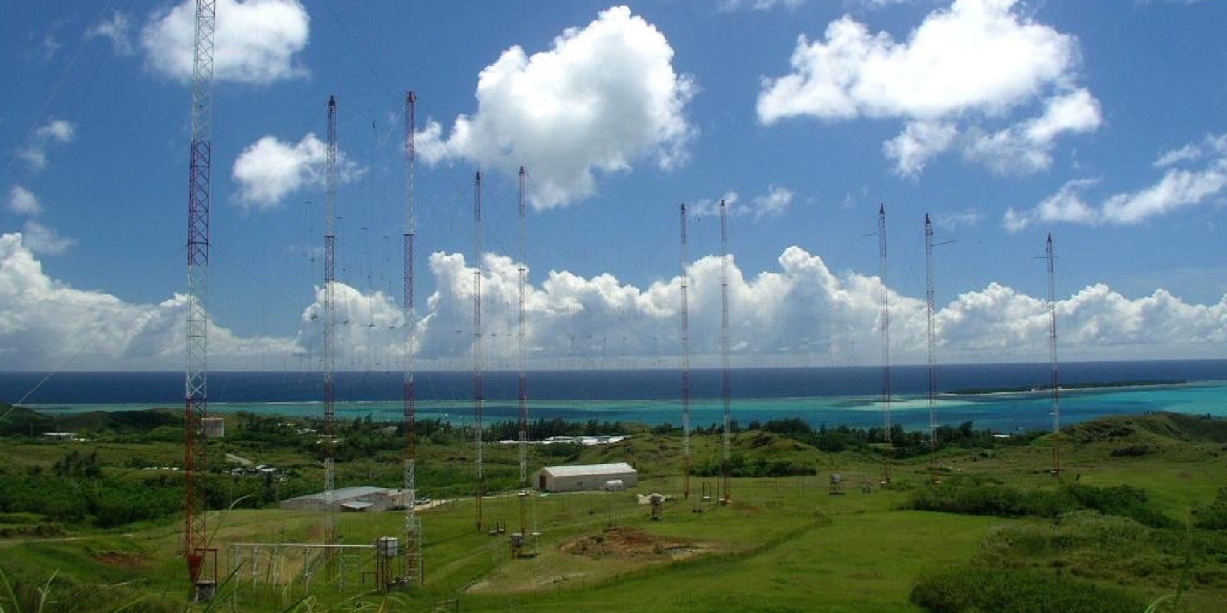 TWR's transmitter on the Pacific island of Guam